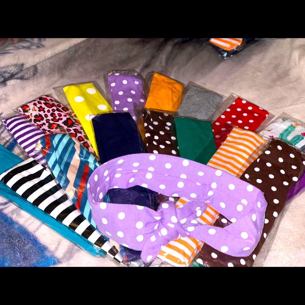 Girls Tie Headbands